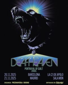 Deafheaven en Barcelona y Madrid – Conciertos noviembre 2025